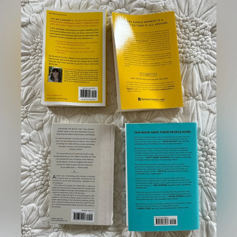 Inspirational Book Set - Yellow, Gray, Blue Covers - Picture 3 of 7